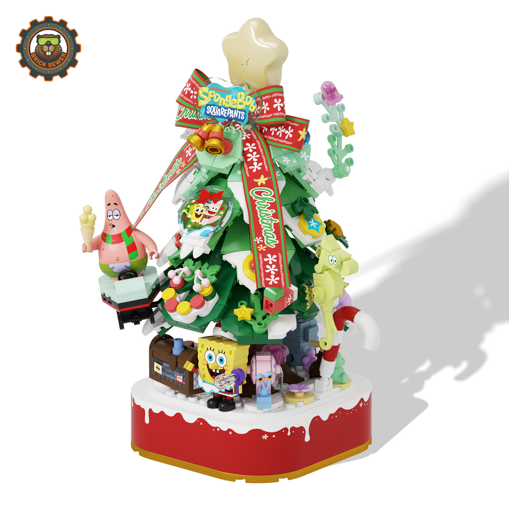 SpongeBob Christmas Tree + 1 Sandy Christmas Ornament - Image 5 of 14 | TheBrickTube