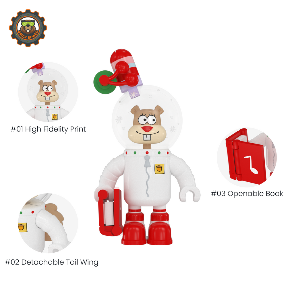 SpongeBob Christmas Tree + 1 Sandy Christmas Ornament - Image 8 of 14 | TheBrickTube