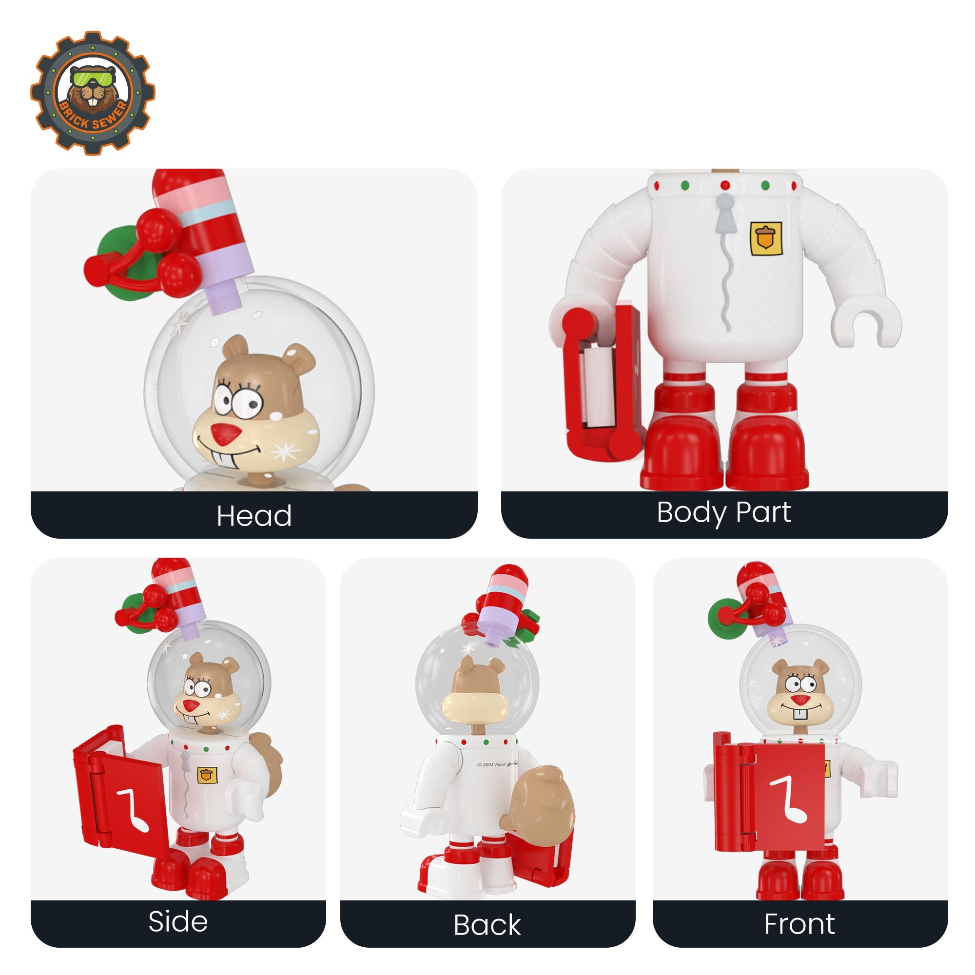Sandy Christmas Ornament - Image 4 of 8 | TheBrickTube