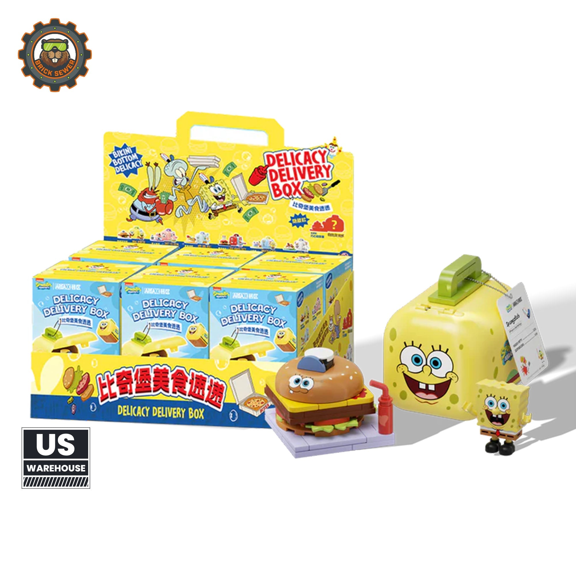 Food Rush Blind Box（random 6 out of 7, non-repeating） | Building Blocks Set - Main Image | TheBrickTube