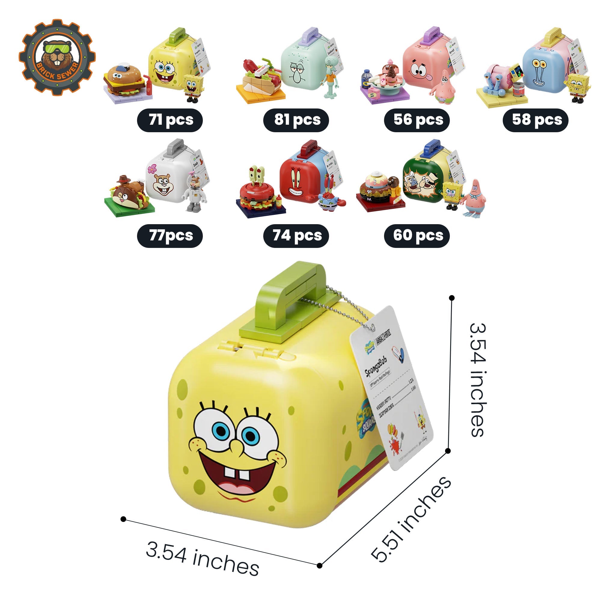 Food Rush Blind Box（random 6 out of 7, non-repeating） | Building Blocks Set - Image 3 of 24 | TheBrickTube