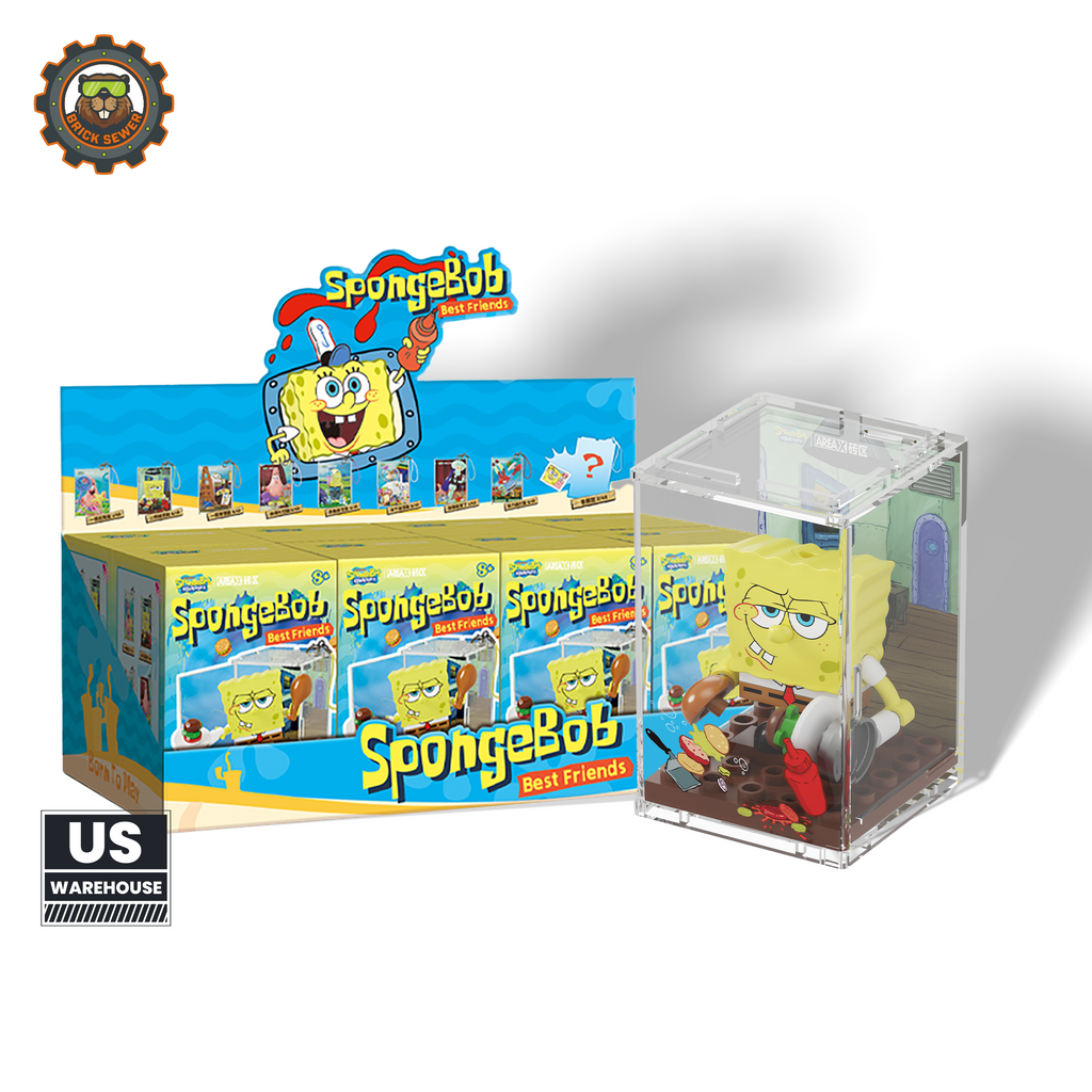 SpongeBob minifigures Blind Box（random 8 out of 9, non-repeating） - Main Image | TheBrickTube