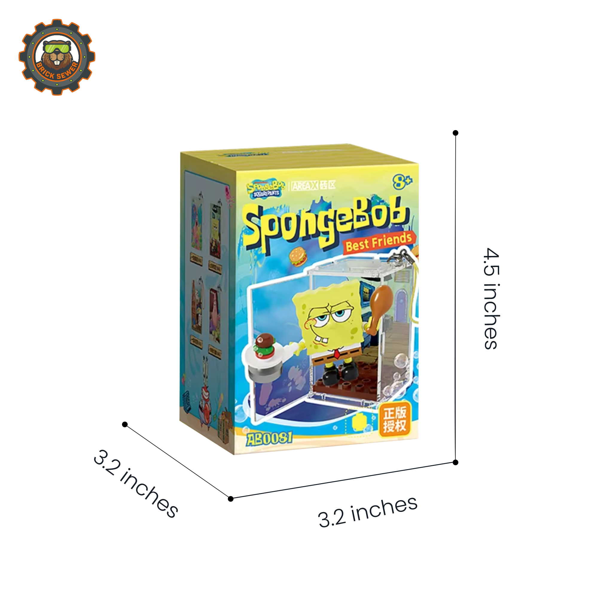 SpongeBob minifigures Blind Box（random 8 out of 9, non-repeating） - Image 3 of 30 | TheBrickTube