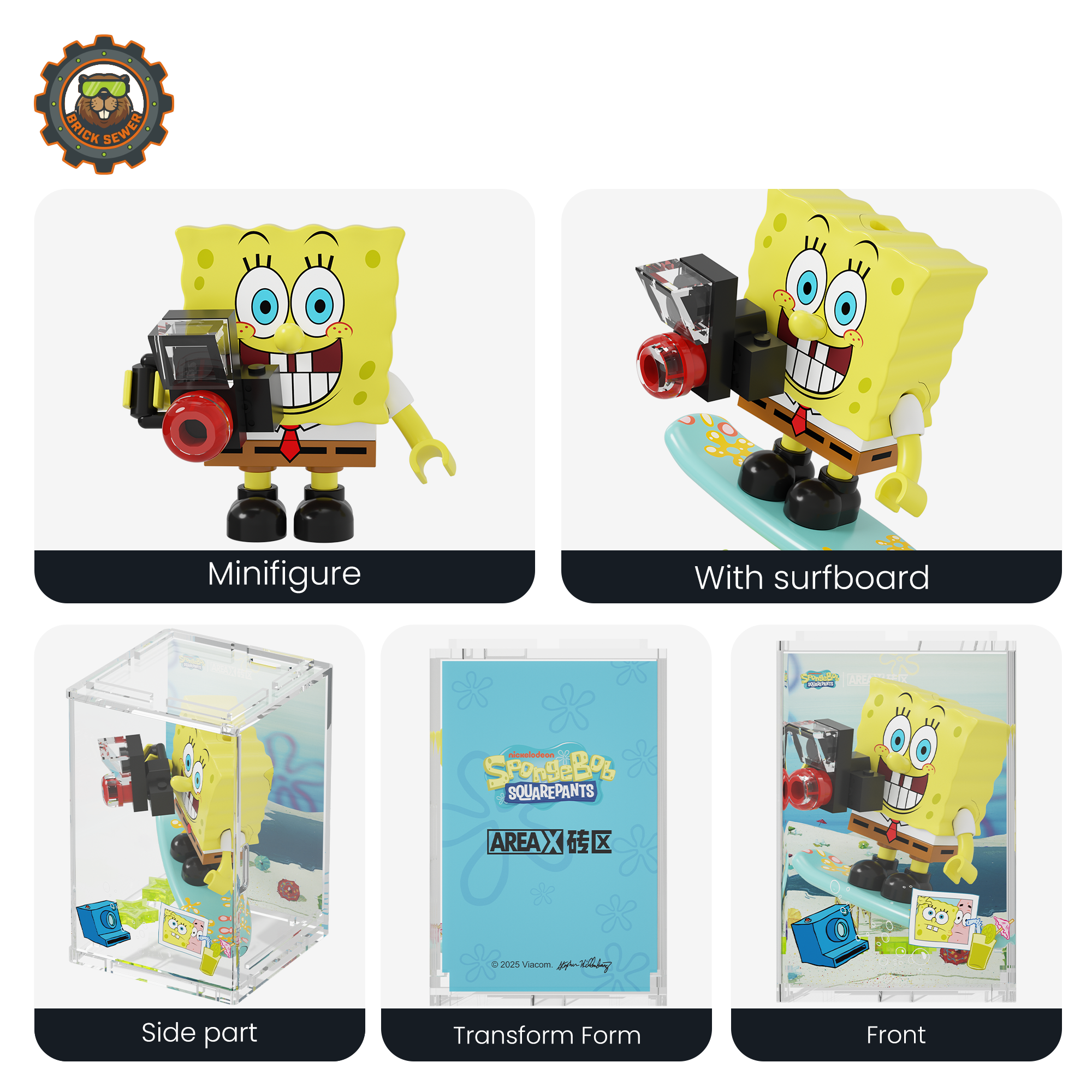 SpongeBob minifigures Blind Box（random 8 out of 9, non-repeating） - Image 4 of 30 | TheBrickTube