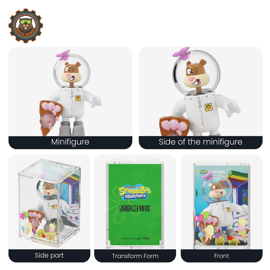 SpongeBob minifigures Blind Box（random 8 out of 9, non-repeating） - Image 16 of 30 | TheBrickTube
