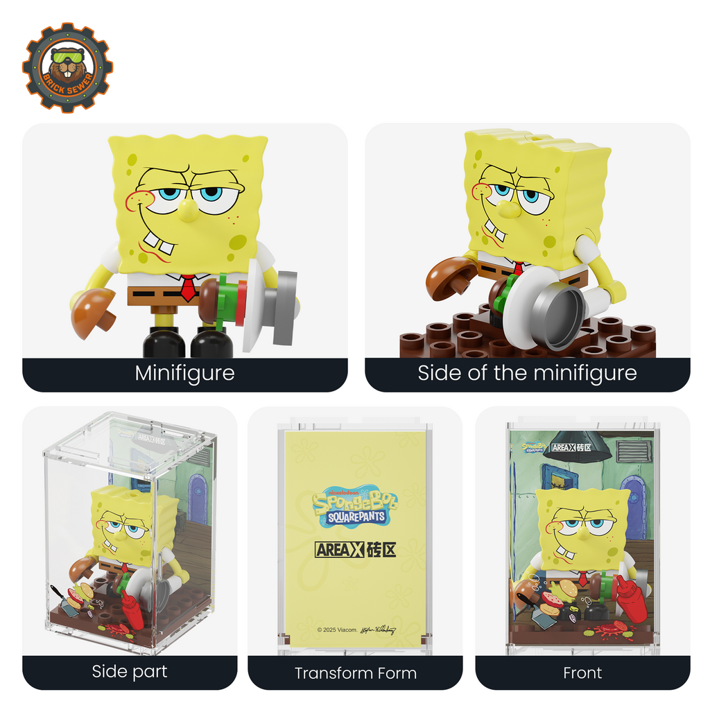 SpongeBob minifigures Blind Box（random 8 out of 9, non-repeating） - Image 19 of 30 | TheBrickTube