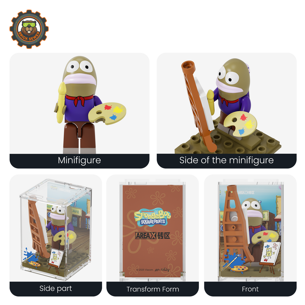 SpongeBob minifigures Blind Box（random 8 out of 9, non-repeating） - Image 22 of 30 | TheBrickTube