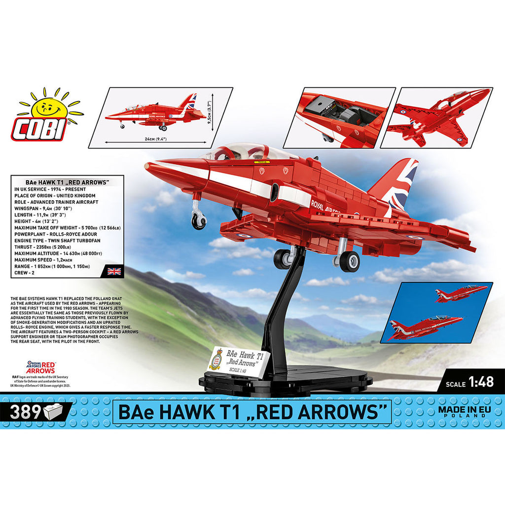BAe Hawk T1 "Red Arrows" Jet Building Set - Image 4 of 6 | TheBrickTube