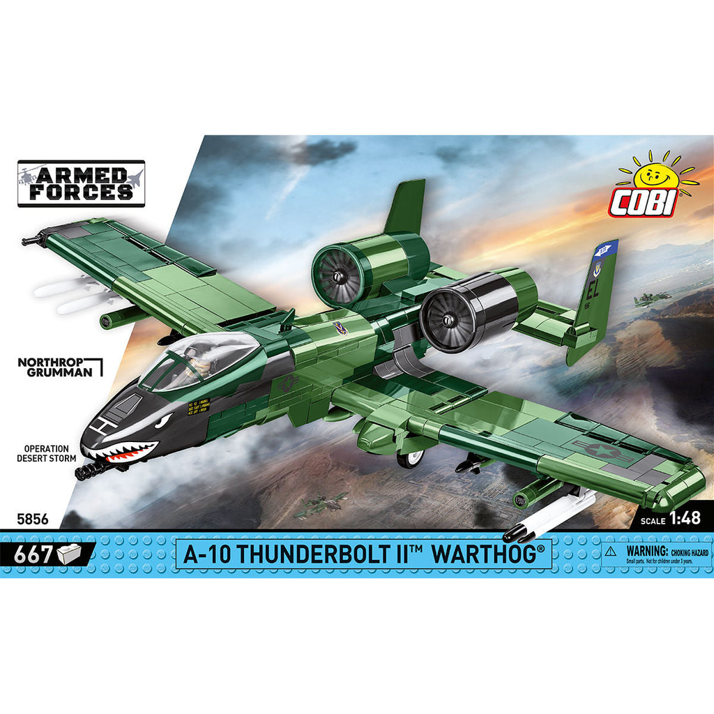 A-10 Thunderbolt II Warthog Attack Aircraft Building Set - Image 3 of 6 | TheBrickTube