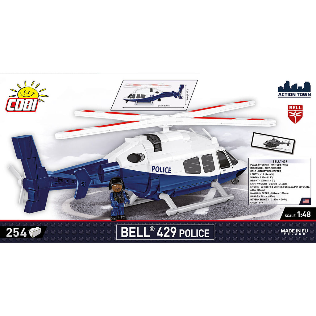 Bell 429 Police Helicopter Building Set - Image 4 of 6 | TheBrickTube