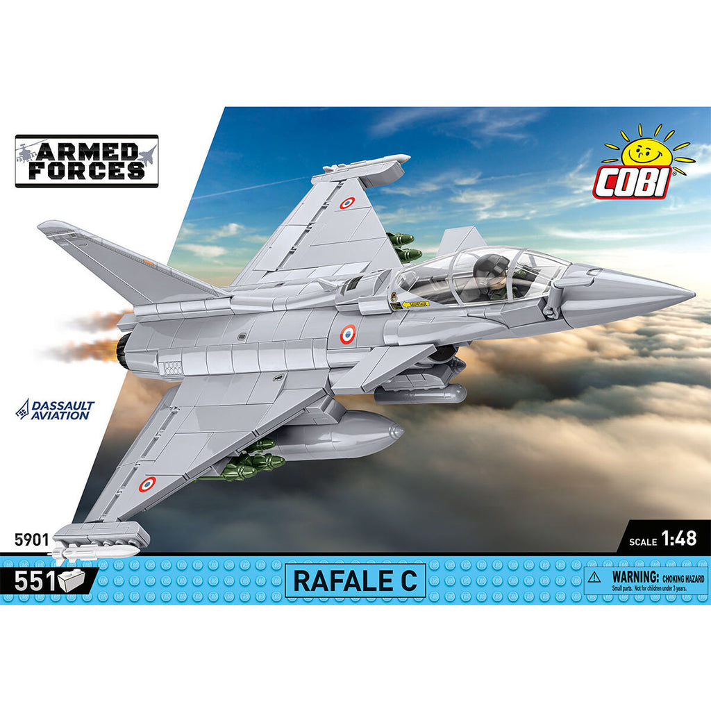 Dassault Rafale C Fighter Jet Building Set - Image 3 of 6 | TheBrickTube