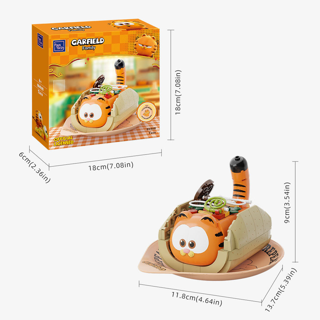 Pantasy x Garfield Foodie Series 86805 86806 86807 86808 - Image 10 of 14 | TheBrickTube