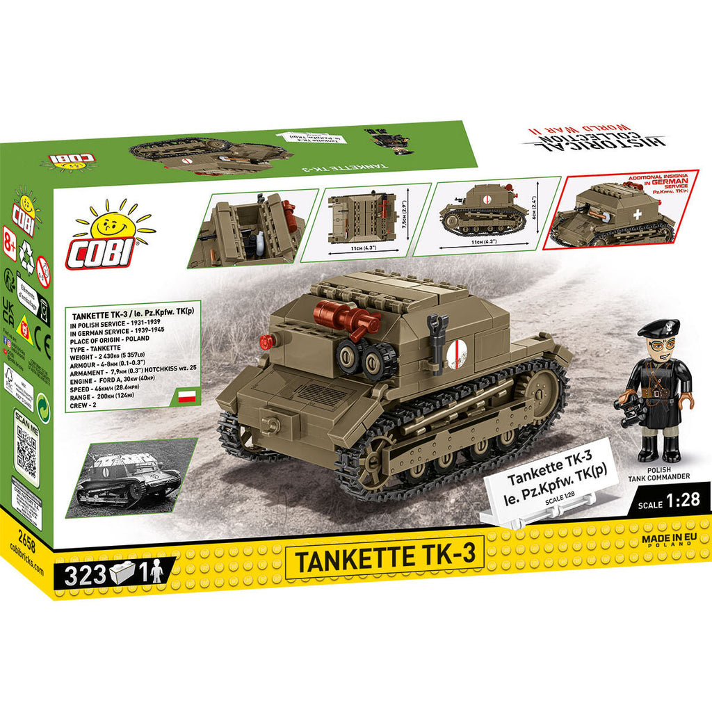 Tankette TK-3 Tank Building Set - Image 2 of 6 | TheBrickTube