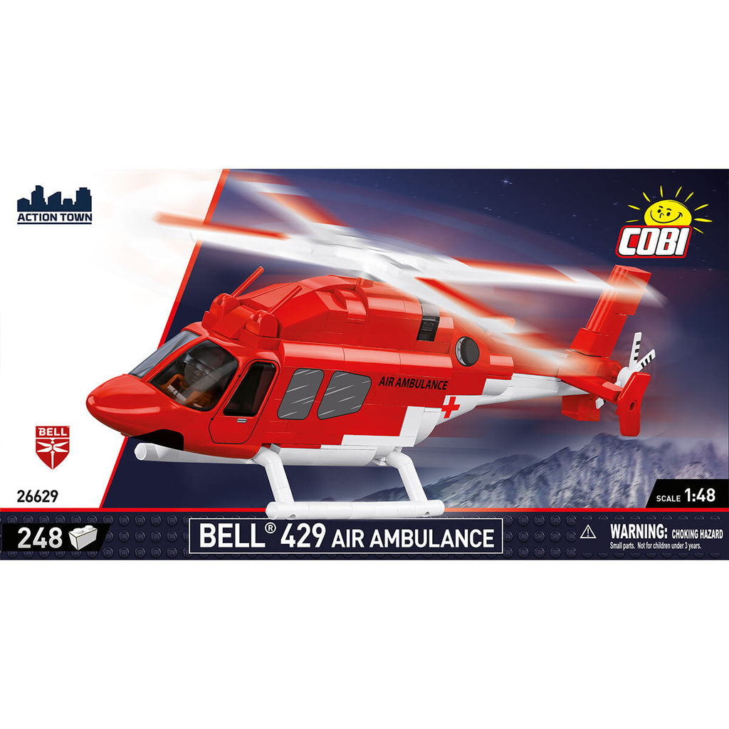 Bell 429 Air Ambulance Helicopter Building Set - Image 3 of 6 | TheBrickTube