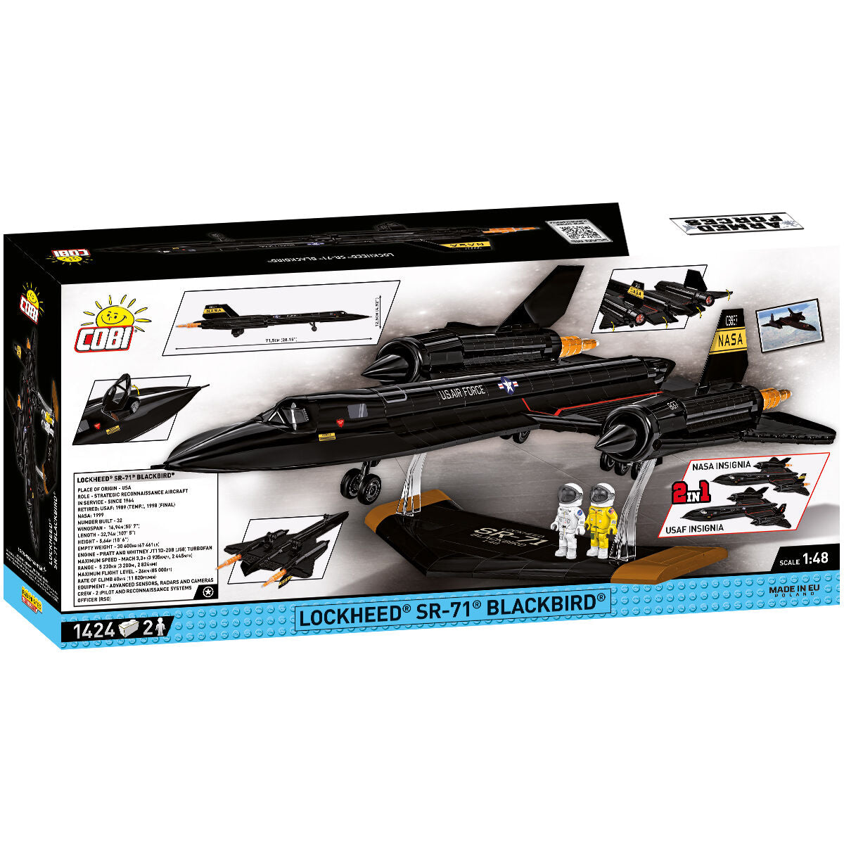 Executive Edition Lockheed SR-71 Blackbird Building Set - Image 2 of 6 | TheBrickTube