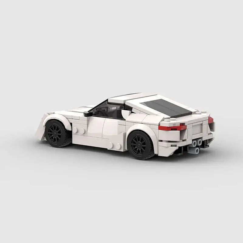Lexus LFA brick model - side profile view - TheBrickTube