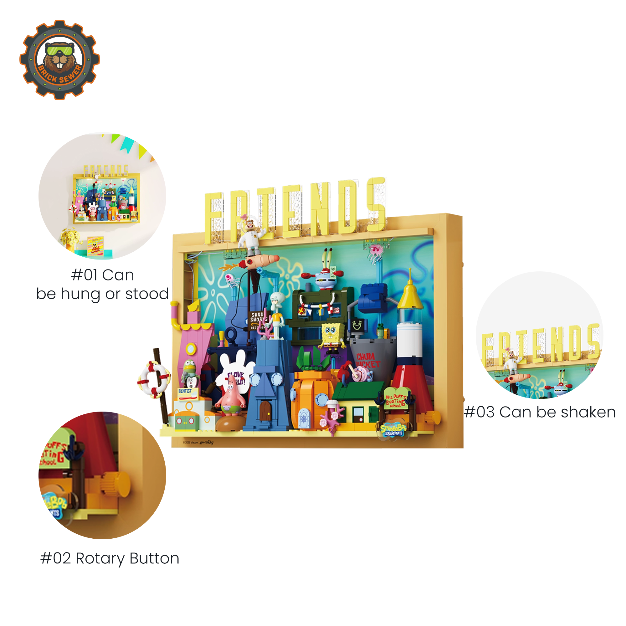 Bikini Bottom Paradise 1126pcs | Building Blocks Set - Image 2 of 8 | TheBrickTube