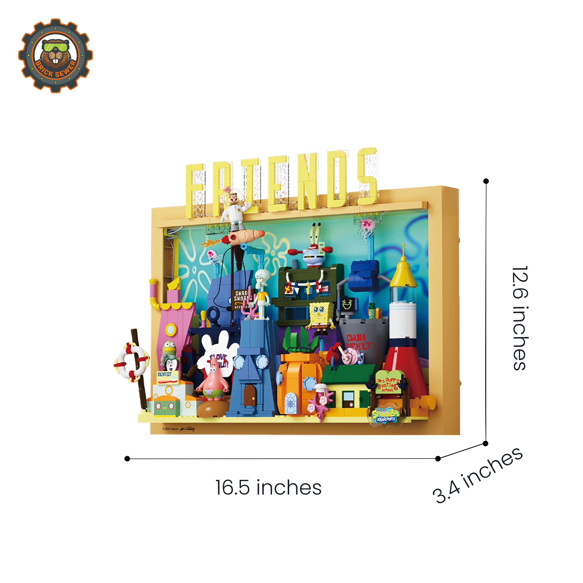 Bikini Bottom Paradise 1126pcs | Building Blocks Set - Image 3 of 8 | TheBrickTube