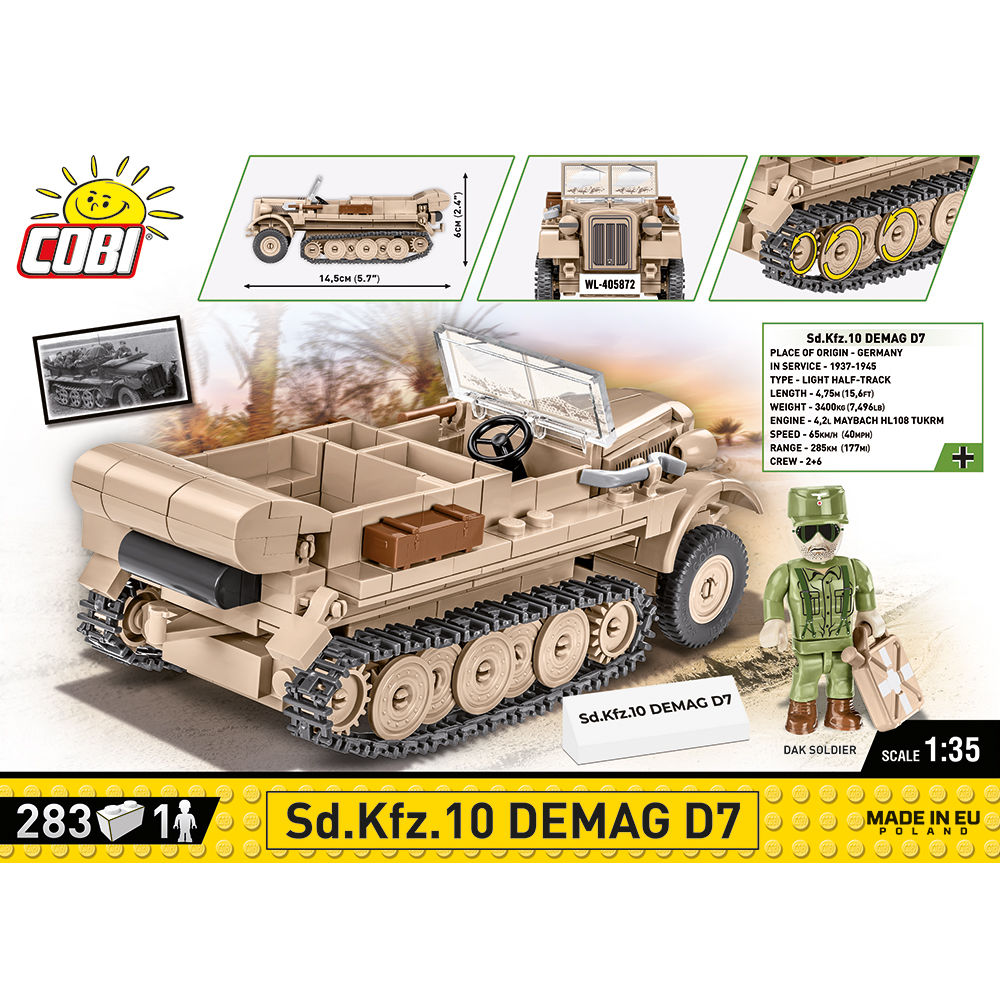 Sd.Kfz. 10 Demag D7 Building Set - Image 4 of 6 | TheBrickTube