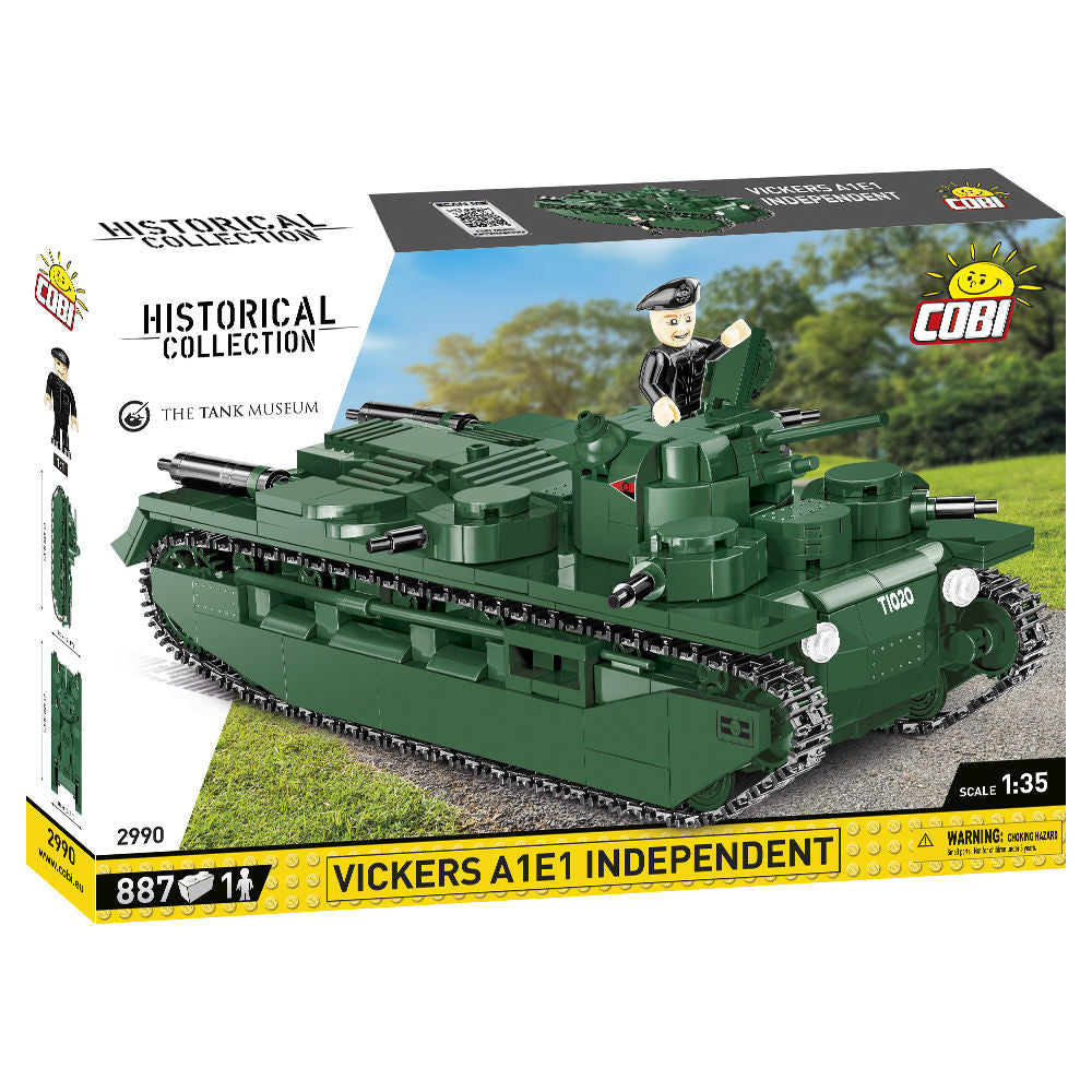 Vickers A1E1 Independent Tank Building Set - Main Image | TheBrickTube