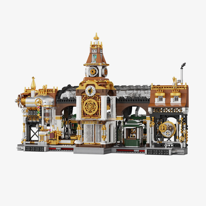 Pantasy Steampunk Series - Railway Station 85007 - TheBrickTube