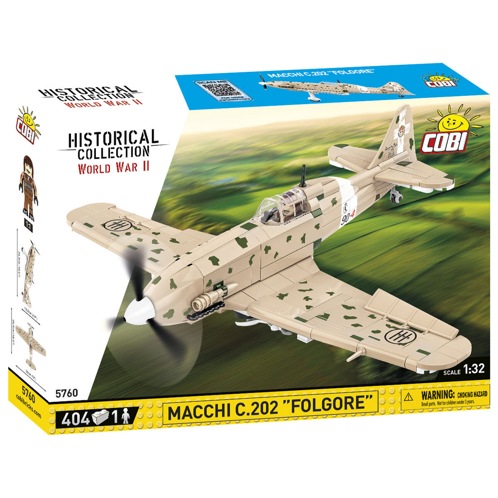 Macchi C.202 "Folgore" Fighter Building Set - Main Image | TheBrickTube