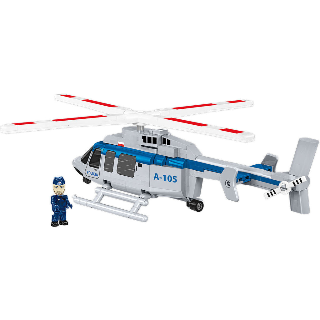 Bell 407 Policja Helicopter Building Set - Image 6 of 6 | TheBrickTube