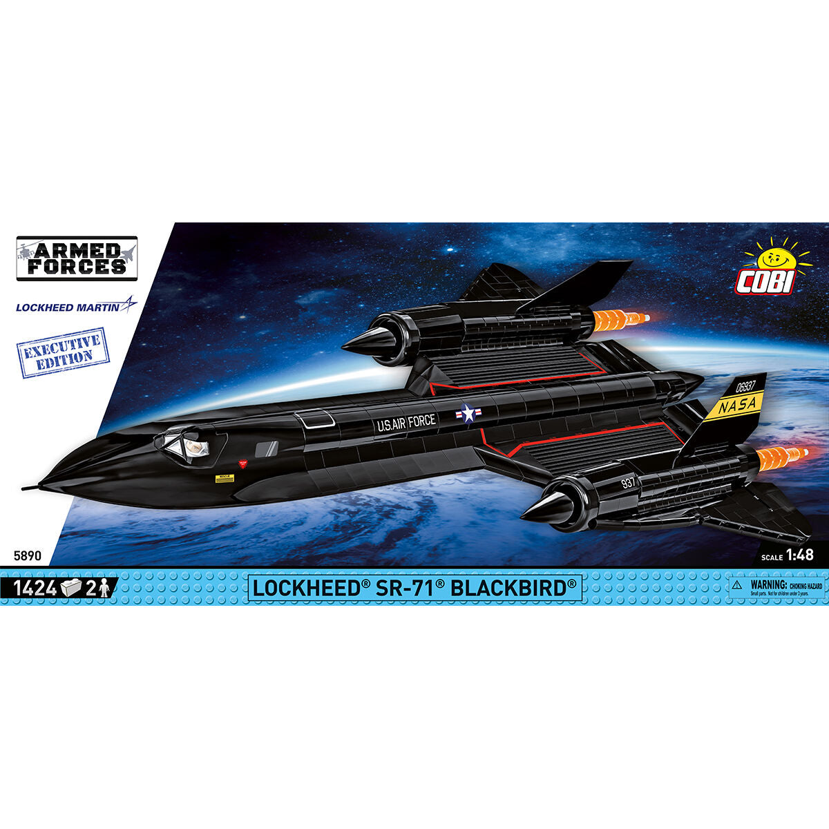 Executive Edition Lockheed SR-71 Blackbird Building Set - Image 3 of 6 | TheBrickTube