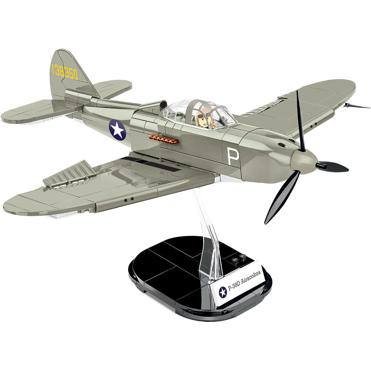 Bell P-39D Airacobra Fighter Building Set - Image 4 of 6 | TheBrickTube