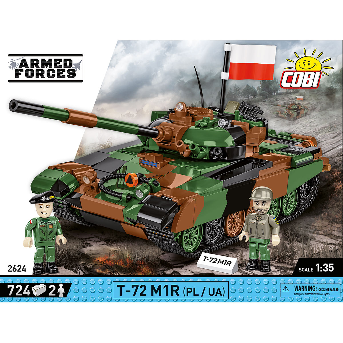 T-72 M1R (PL/UA) Tank Building Set - Image 3 of 6 | TheBrickTube