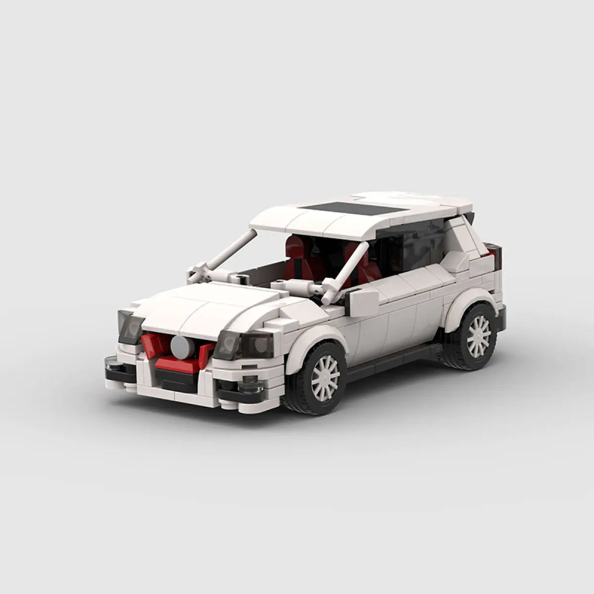 Volkswagen Golf Gti MK5 brick model - front angle view - TheBrickTube