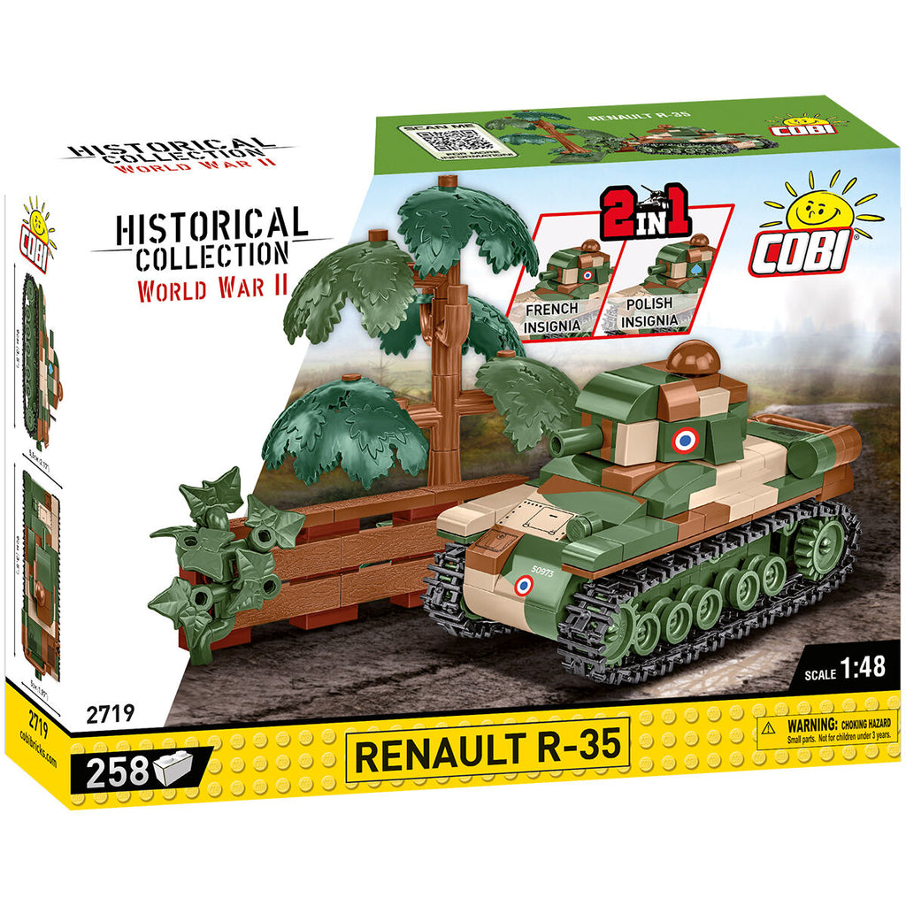 Renault R-35 Tank 1:48 Building Set - Main Image | TheBrickTube