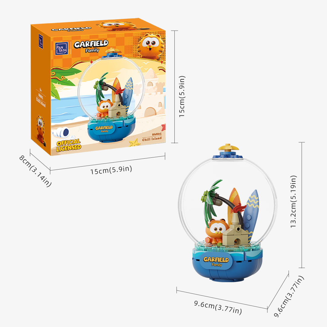 Pantasy x Garfield Crystal Ball Series 86801 86802 86803 86804 - Image 10 of 14 | TheBrickTube