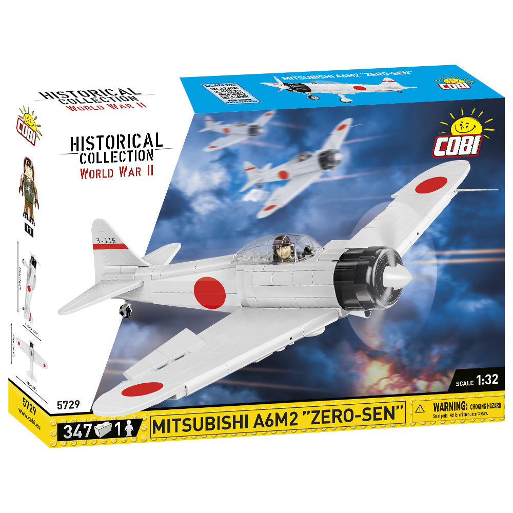 Mitsubishi A6M2 "Zero-Sen" Fighter Building Set - Main Image | TheBrickTube