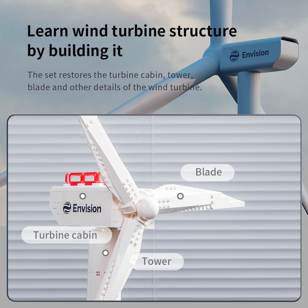 Pantasy X Envision Hyper Perception Wind Turbine 11014 - Image 5 of 13 | TheBrickTube