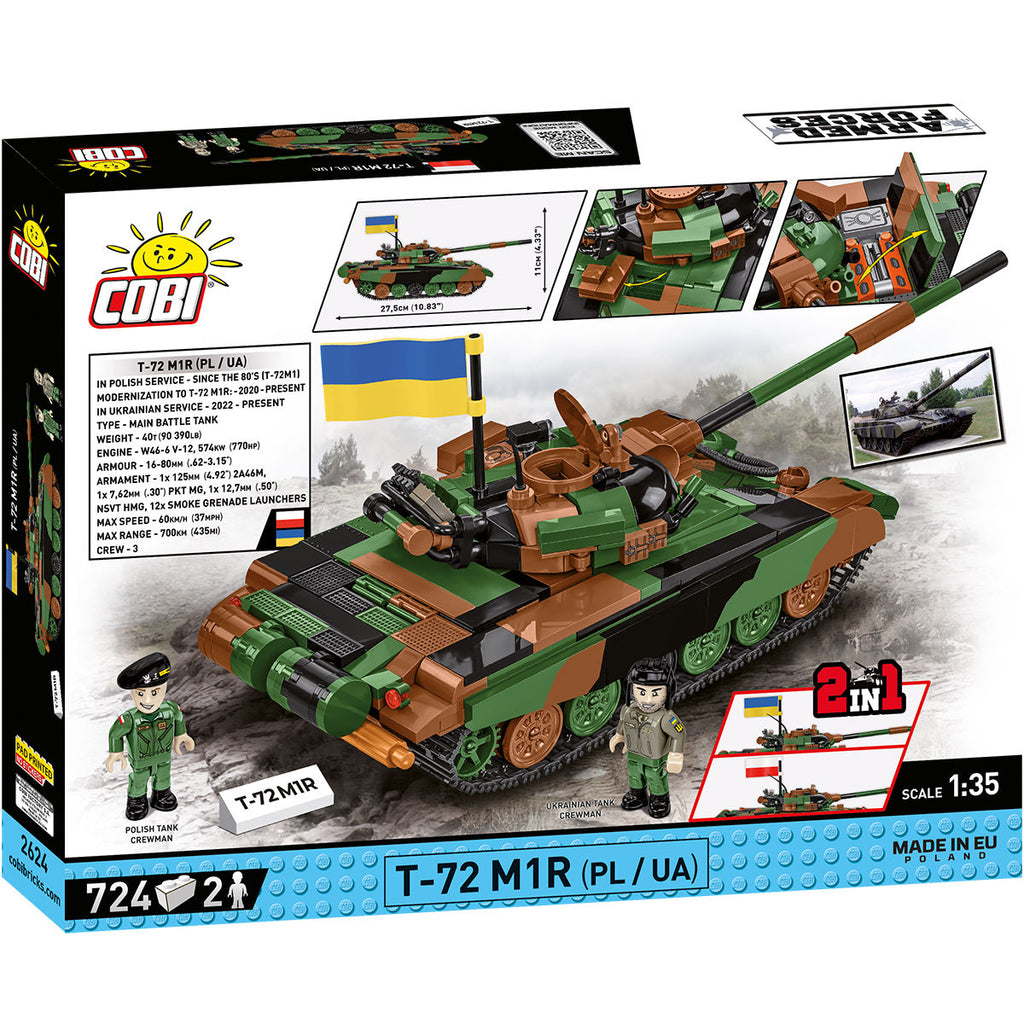 T-72 M1R (PL/UA) Tank Building Set - Image 2 of 6 | TheBrickTube