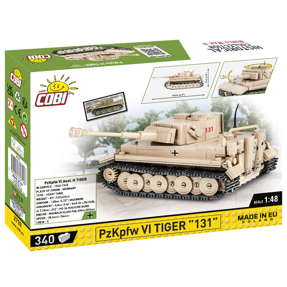 PzKpfw VI Tiger "131" Tank 1:48 Building Set - Image 2 of 6 | TheBrickTube