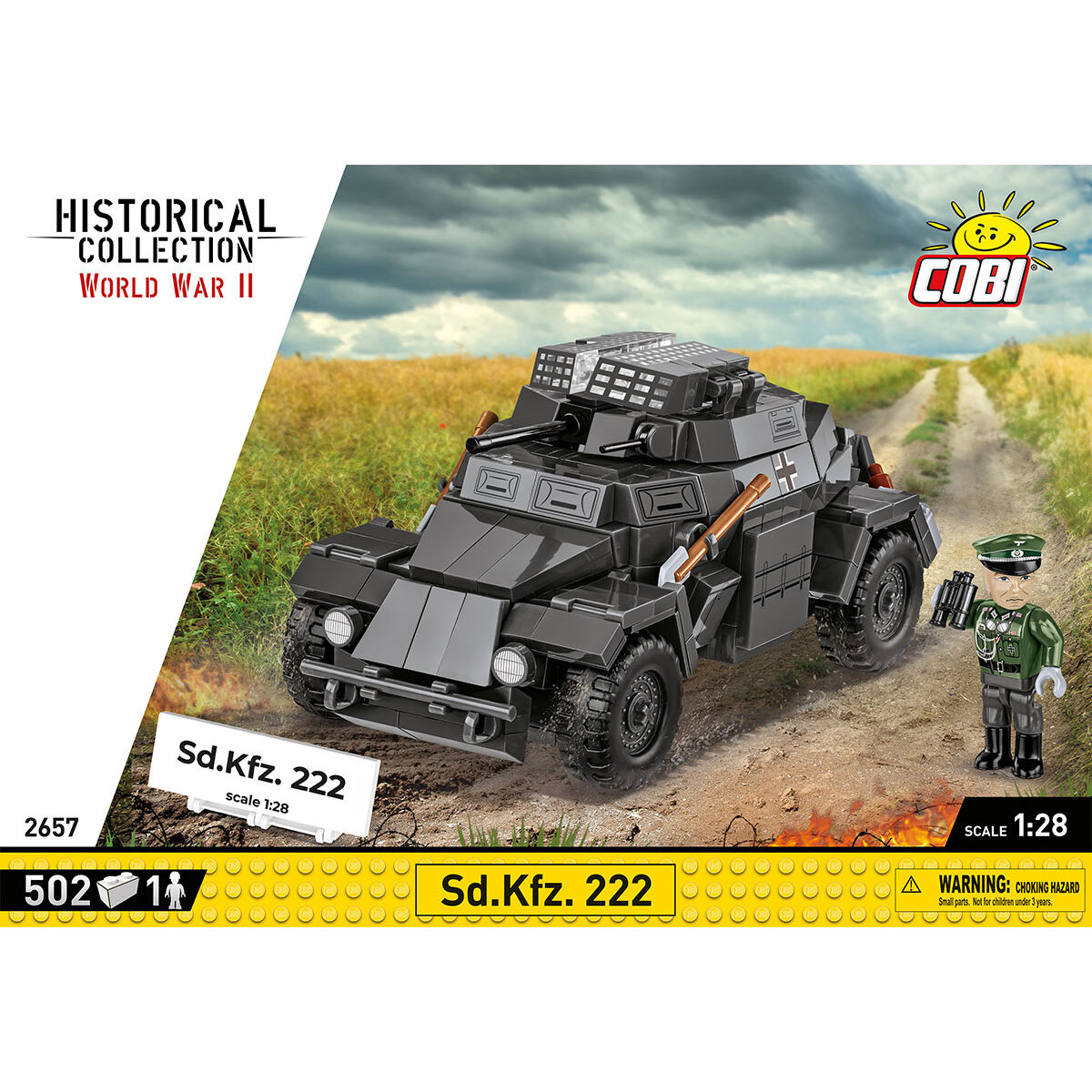 Sd.Kfz. 222 Armored Vehicle Building Set - Image 3 of 6 | TheBrickTube