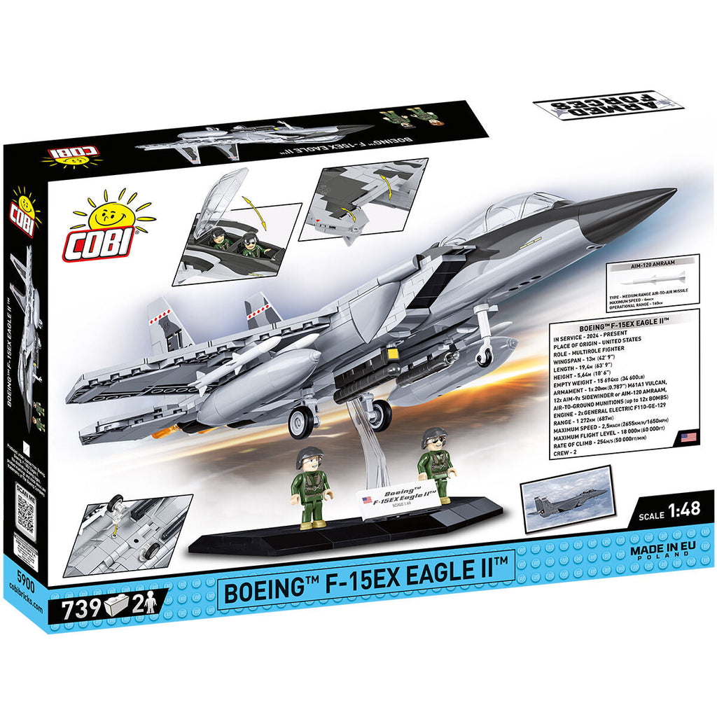 Boeing F-15EX Eagle II Fighter Jet Building Set - Image 2 of 6 | TheBrickTube