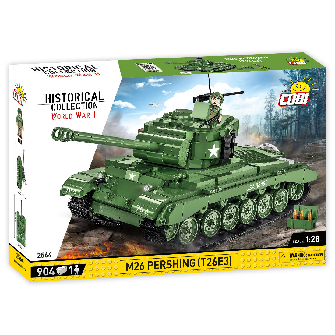 M26 Pershing (T26E3) Tank Building Set - Main Image | TheBrickTube