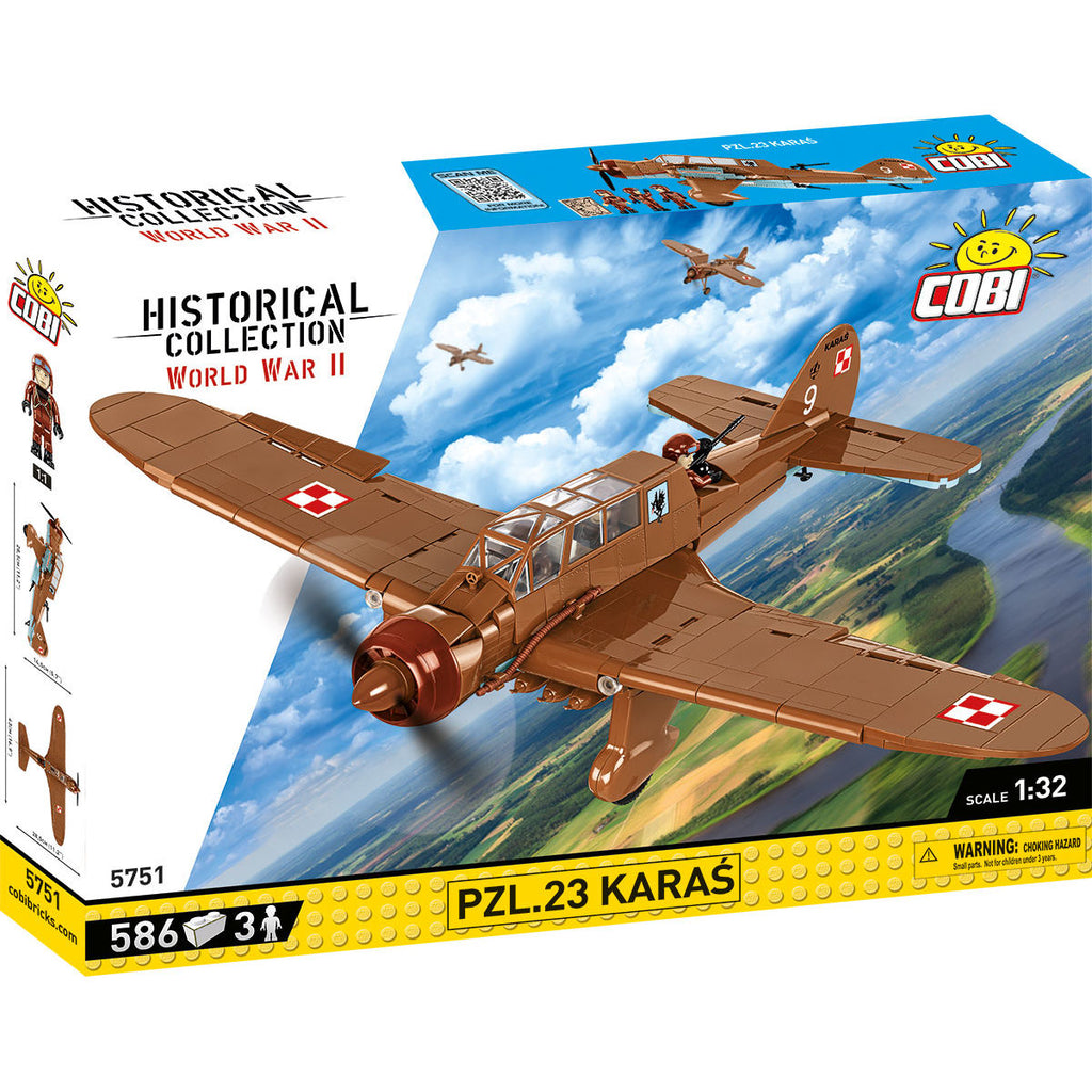 PZL.23 Karas Light Bomber Building Set - Main Image | TheBrickTube