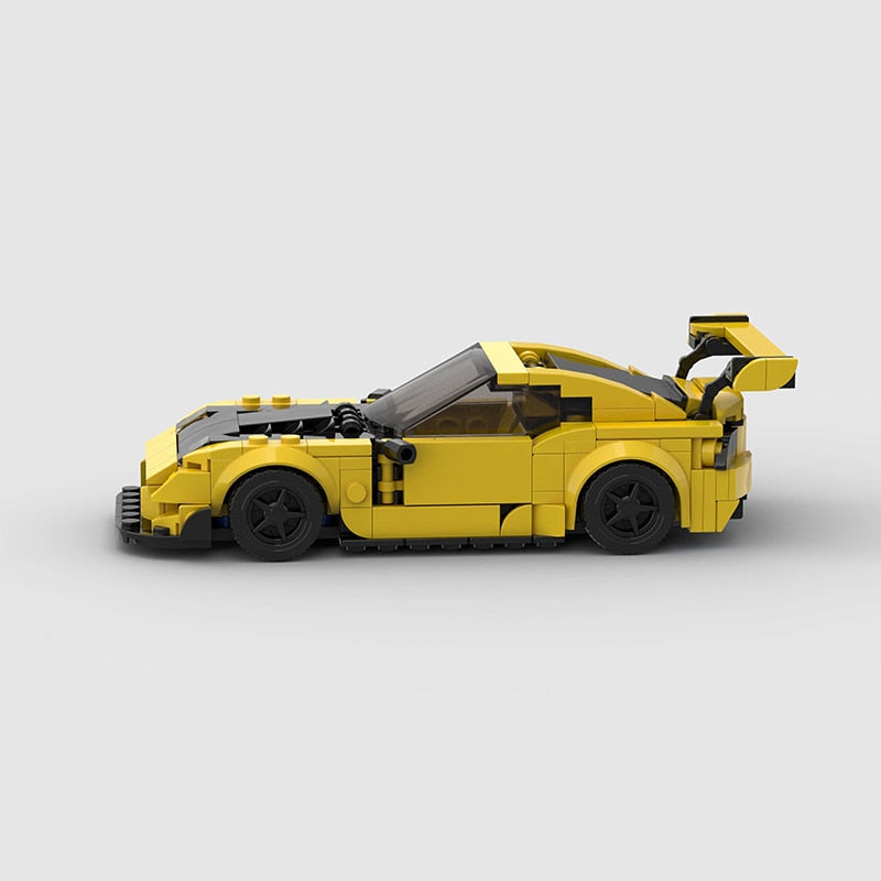 Mazda RX7 brick model - display view - TheBrickTube
