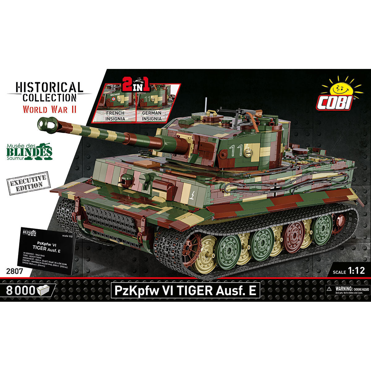 Executive Edition PzKpfw VI Ausf. E Panzer Tank Building Set - Image 3 of 6 | TheBrickTube