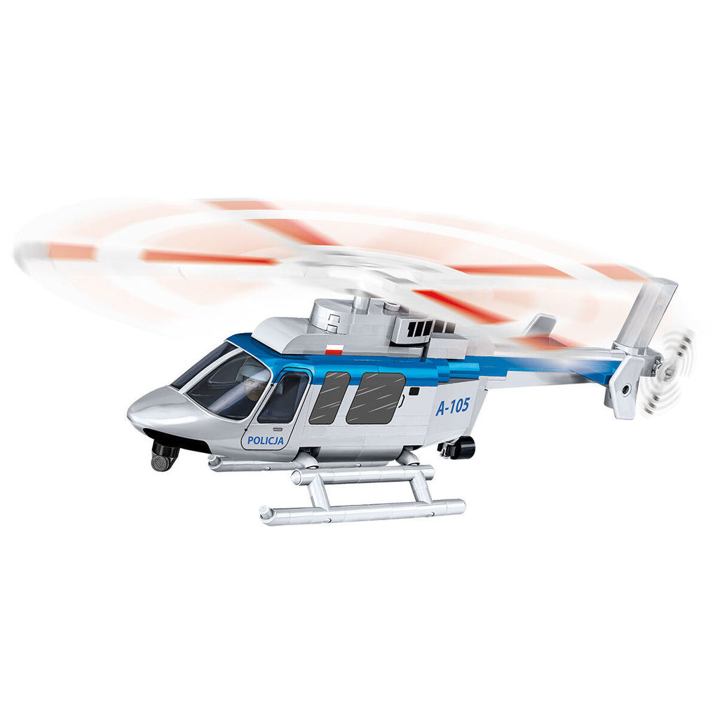 Bell 407 Policja Helicopter Building Set - Image 5 of 6 | TheBrickTube