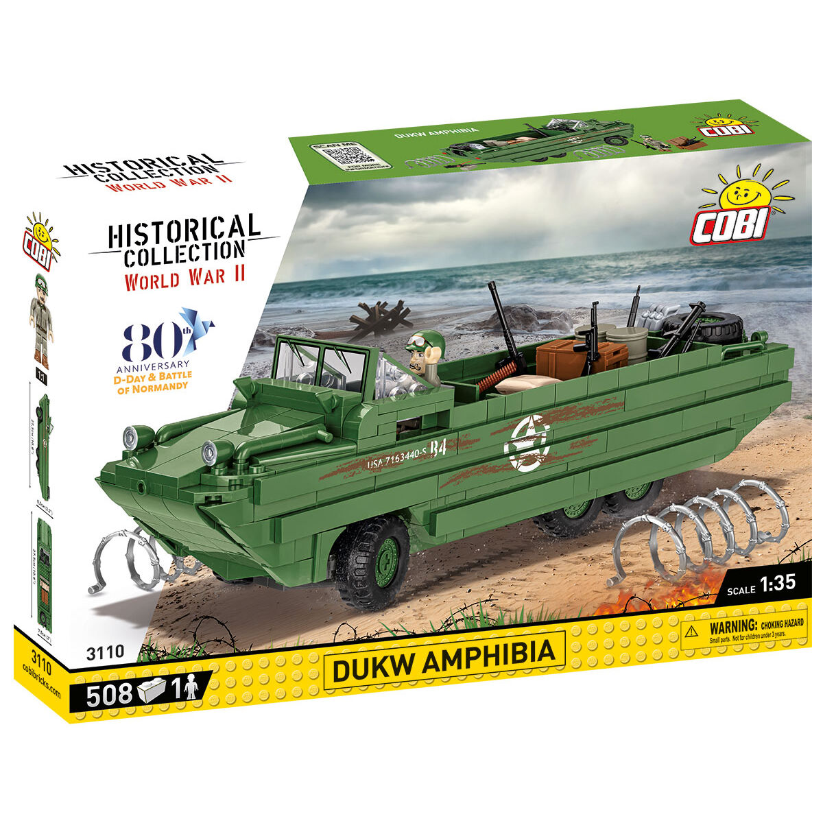 Dukw Amphibia Landing Vehicle Building Set - Main Image | TheBrickTube