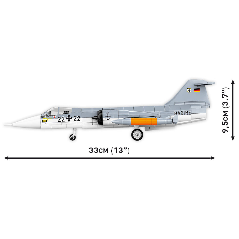 LOCKHEED F-104 Starfighter Jet Fighter Building Set - Image 5 of 6 | TheBrickTube