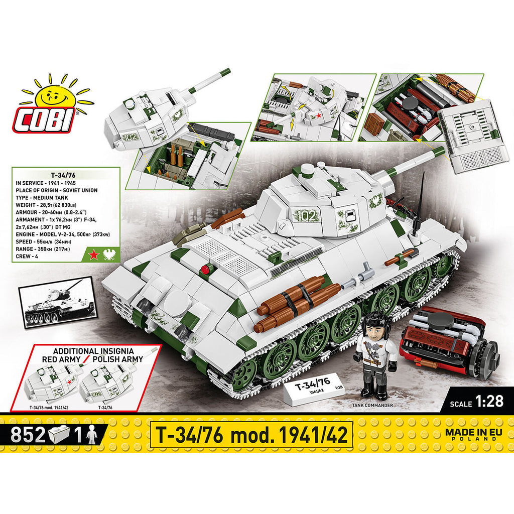 T-34/76 mod. 1941/42 Tank Building Set - Image 4 of 6 | TheBrickTube