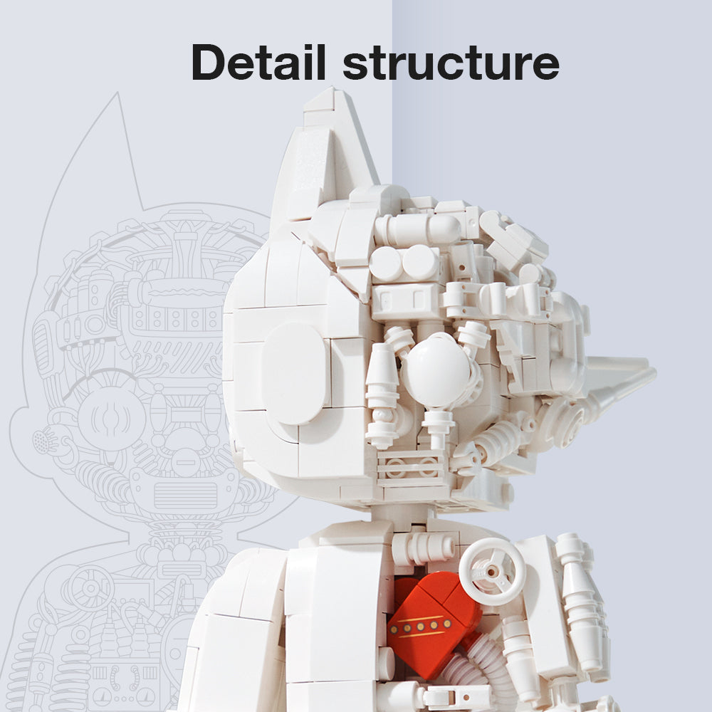 Pantasy Astro Boy Pure White Version 86206 - Image 5 of 10 | TheBrickTube