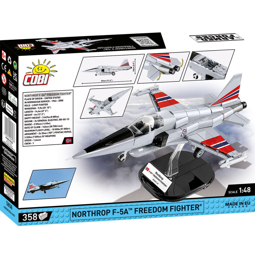 Northrop F-5A Freedom Fighter Jet Building Set - Image 2 of 6 | TheBrickTube