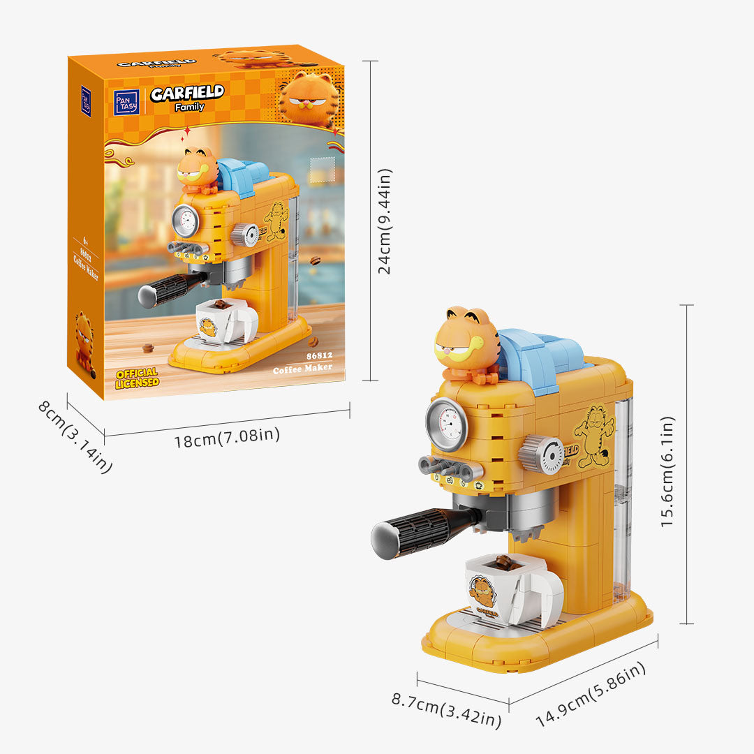 Pantasy x Garfield Fantastic Machines Series Coffee Maker 86812 - Image 4 of 4 | TheBrickTube